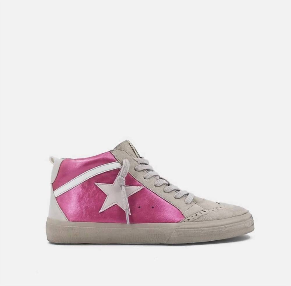 NEW SHU SHOP women's paulina sneaker in hot pink